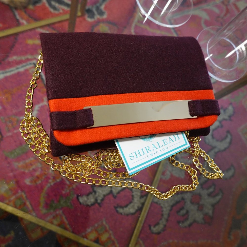 NWT Shiraleah Gina Crossbody/ Clutch Chain Flap Bag